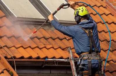 Démoussage et hydrofuge de toiture à Planzolles