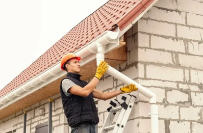 Pose et remplacement de gouttières à Planzolles